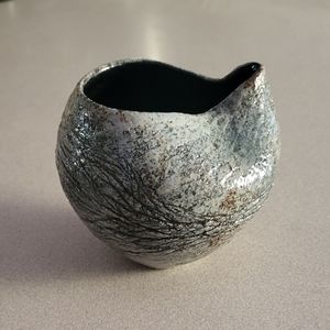 Studio pottery pinch jug